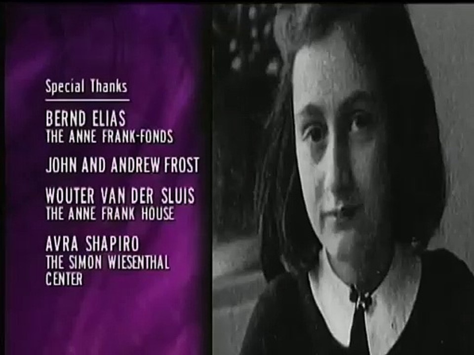 History vs. Hollywood: The Diary Of Anne Frank History Channel Split Screen Credits