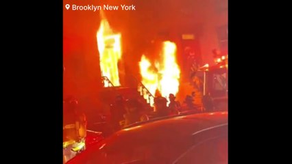 WARNING: Massive Apartment Fire Claims Multiple Lives  Brooklyn | New York