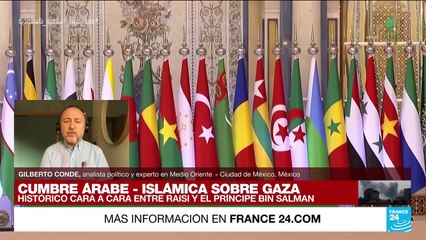 Gilberto Conde: "Cumbre árabe-islámica es un golpe diplomático para Israel"
