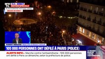 105.000 personnes à la marche contre l'antisémitisme: 