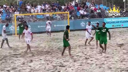 TFF Plaj Futbolu Ligi'nde Ercişspor şampiyonluğa ulaştı