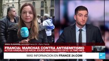 Informe desde París: marchas antisemitismo en Francia confrontan a los partidos políticos