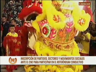 Comunidades migrantes entregan su planilla de participación ante el CNE en la defensa del Esequibo