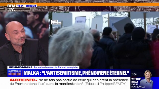Pour Richard Malka, avocat, l'antisémitisme est un phénomène éternel