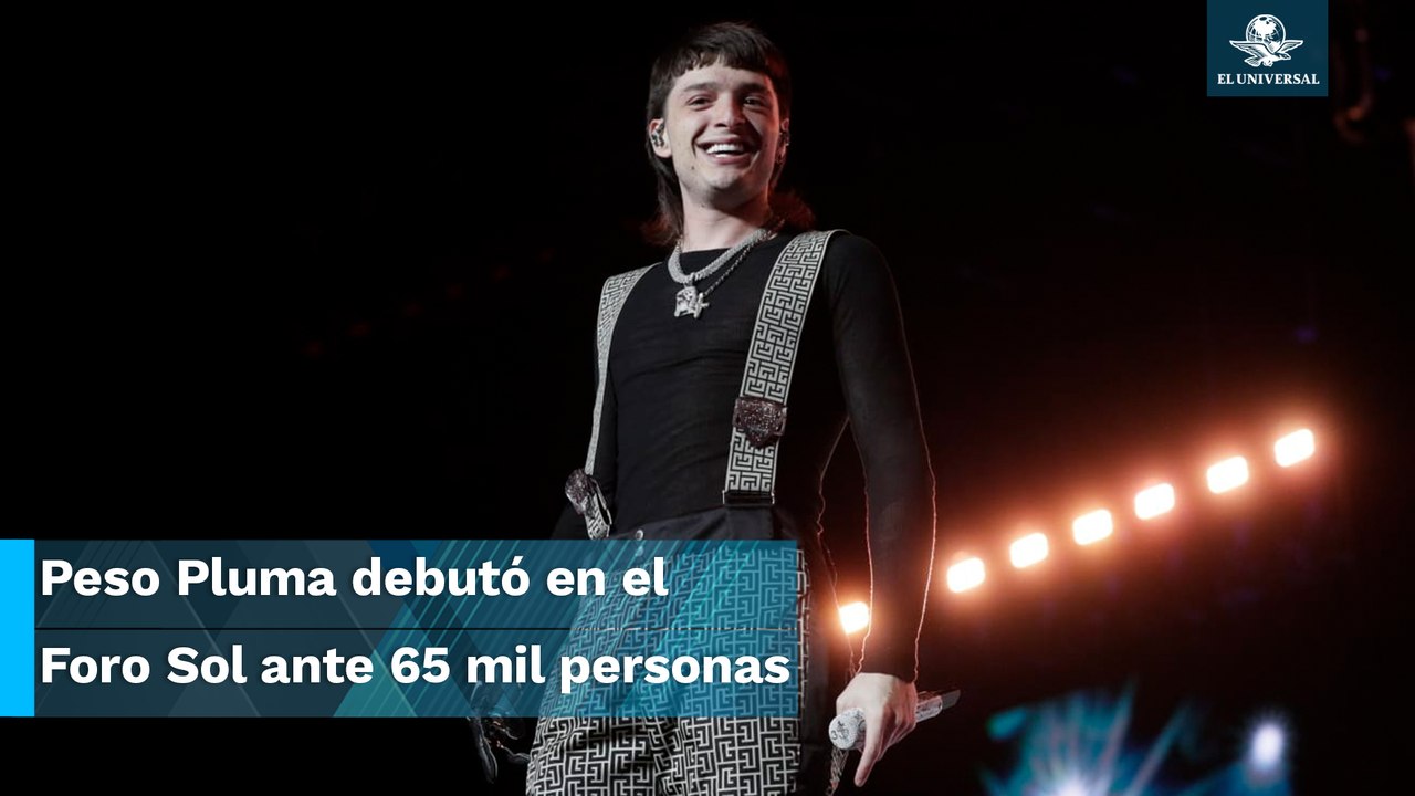 Peso Pluma abarrota el Foro Sol de CDMX y envía mensaje a quienes lo criticaron