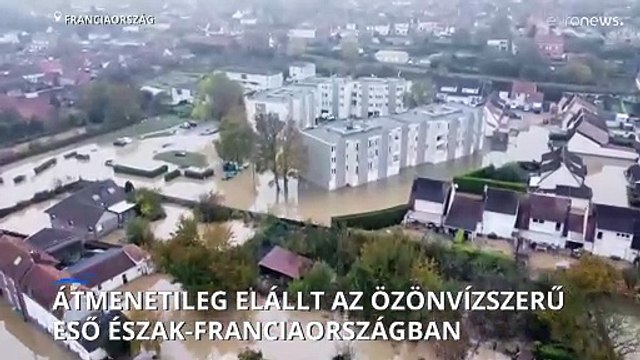 Feloldották a vörös árvízvédelmi riasztást az észak-franciaországi Pas-de-Calais megyében