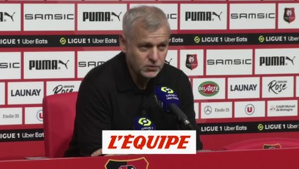 Genesio : «Le carton rouge est justifié» - Foot - L1 - Rennes