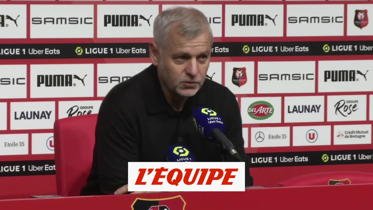 Genesio : «Le carton rouge est justifié» - Foot - L1 - Rennes