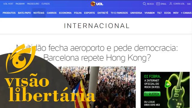 Uma outra visão sobre a secessão da Catalunha | Visão Libertária - 24/10/19 | ANCAPSU