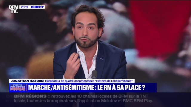RN à la marche contre l'antisémitisme: Ils n'ont pas obtenu ces certificats de respectabilité qu'ils veulent depuis tellement longtemps , affirme Jonathan Hayoun