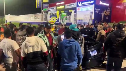 Vídeo: momento del fuerte accidente en Carretera a El Salvador