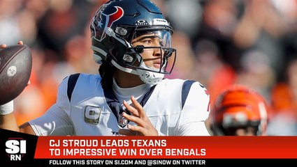 CJ Stroud Guides Texans to Impressive Victory Against Bengals