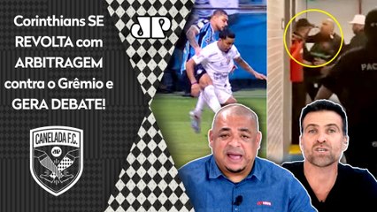 "OLHA ISSO, cara! ELE TENTOU INVADIR A SALA DO VAR e..." Corinthians DETONA ARBITRAGEM contra Grêmio