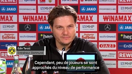 Terzic : "Peu de joueurs se sont approchés du niveau de performance souhaité"