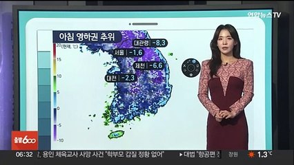 [날씨클릭] 아침 전국 대부분 영하권 추위…낮에도 찬 바람
