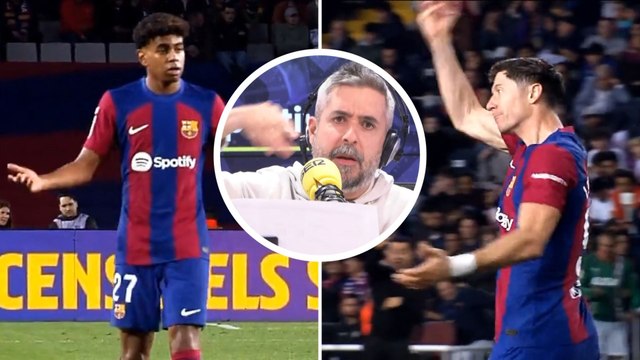 Dani Garrido, sobre el desplante de Lewandowski a Lamine Yamal: Es penoso