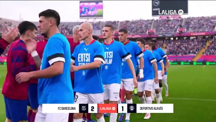 (FAN CAMERA)Highlights - Barcelona vs Deportivo Alavés (2-1)