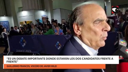 Último debate presidencial antes del balotaje entre Massa y Milei