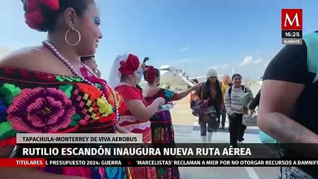 Nueva ruta aérea Tapachula-Monterrey fortalecerá el turismo y negocios
