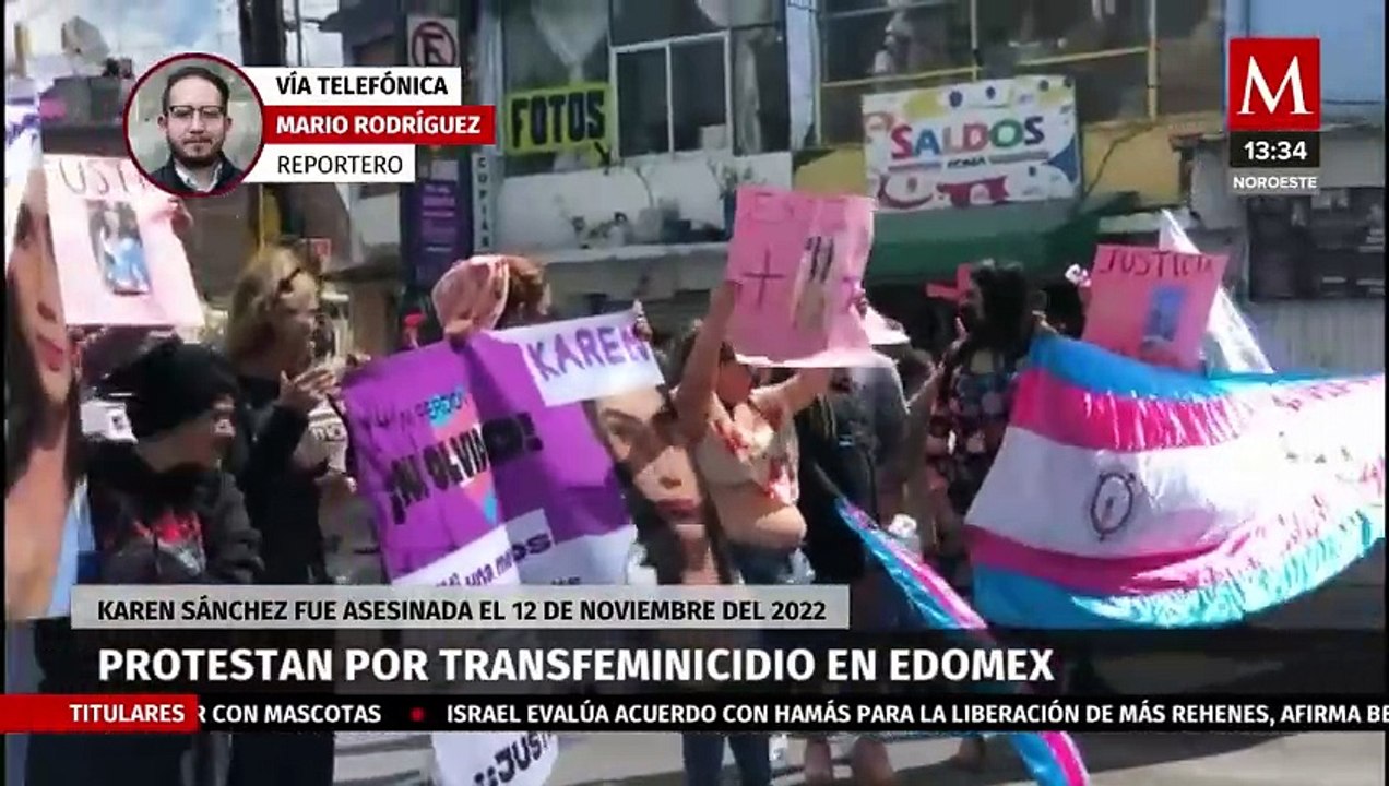 Comunidad trans de Edomex exige justicia a un año del transfeminicidio de Karen Sánchez Álvarez