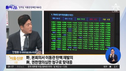 이동관, 野 탄핵 추진에 “신종 테러…이게 바로 트럼피즘”