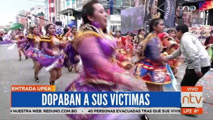 Aprehenden a tres sujetos que dopaban para robar en la entrada de la UPEA