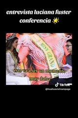 Luciana Fuster habla de Patricio Parodi