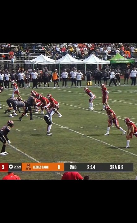 Intercepción y claro que aporto a la victoria de los Leones, que ahora están en semifinales #onefa #touchdown #collegefootball #highlights #football