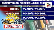 Big-time oil price rollback, asahan ngayong linggo