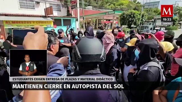 Actualización del caso de los normalistas y los bloqueos en la Autopista del Sol