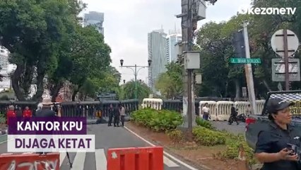 Video herunterladen: Jelang Penetapan Pasangan Capres-Cawapres, Kantor KPU Dijaga Ketat