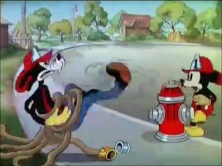 Mickey Mouse, Donald Duck, Goofy - Mickey's Fire Brigade  (1935)