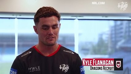 Kyle Flanagan arrives at Dragons | November 13, 2023 | Illawarra Mercury