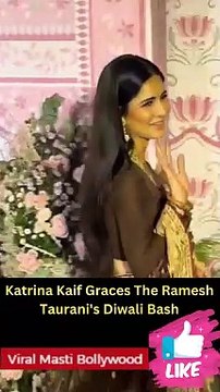 Katrina Kaif Hug Anil Kapoor At Ramesh Taurani's Diwali Bash Viral Masti Bollywood