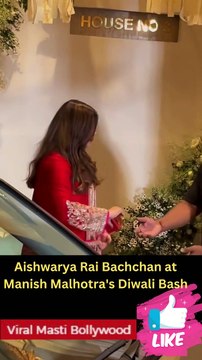 Aishwarya Rai Bachchan at Manish Malhotra's Diwali Bash