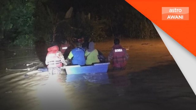 Banjir kilat, dua keluarga dipindahkan sementara