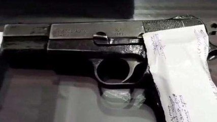 लोडेड 9 MM के आटोमेटिक सर्विस पिस्टल के साथ कुख्यात गिरफ्तार, फोन और कारतूस भी बरामद