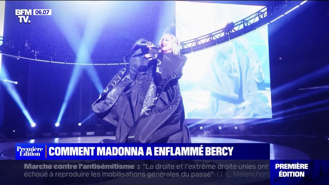 Madonna a enflammé l'Accor Arena pour la premiè...
