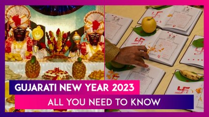 Download Video: Gujarati New Year 2023: Know Date, Significance, Vikram Samvat 2080 Start Date And All About Chopda Pujan On Bestu Varas