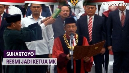Sah! Suhartoyo Resmi Dilantik Jadi Ketua MK Masa Jabatan 2023-2028