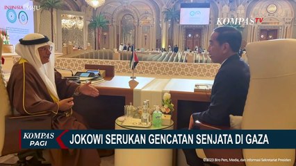 Hadiri KTT OKI, Jokowi Tegaskan Tanpa Gencatan Senjata Situasi di Gaza Tak akan Membaik