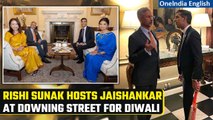 EAM S Jaishankar meets Rishi Sunak in London, gifts bat signed by Virat Kohli | Oneindia News