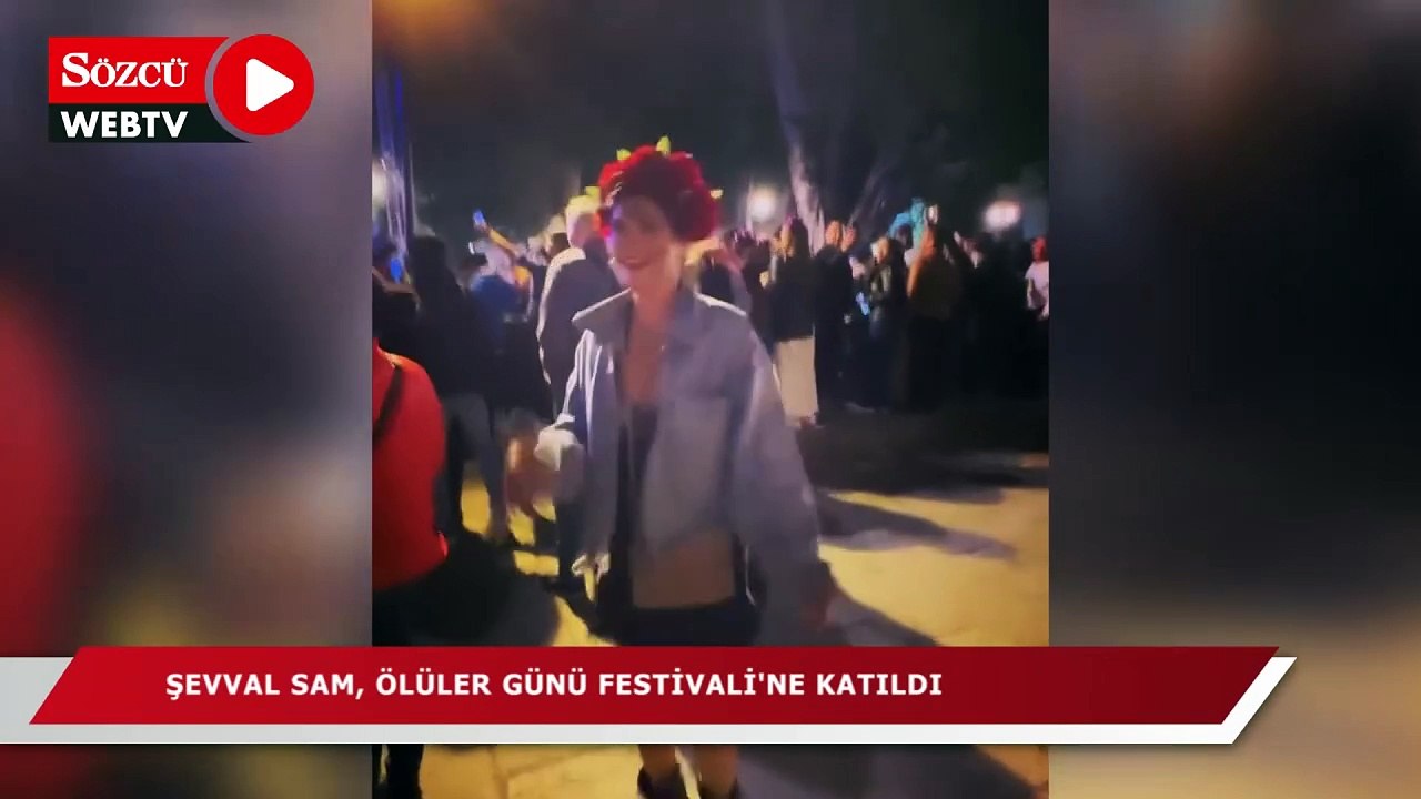 Şevval Sam, Ölüler Günü Festivali'ne katıldı