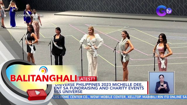 Miss Universe Philippines 2023 Michelle Dee, present sa Fundraising and Charity Events ng Miss Universe | BT