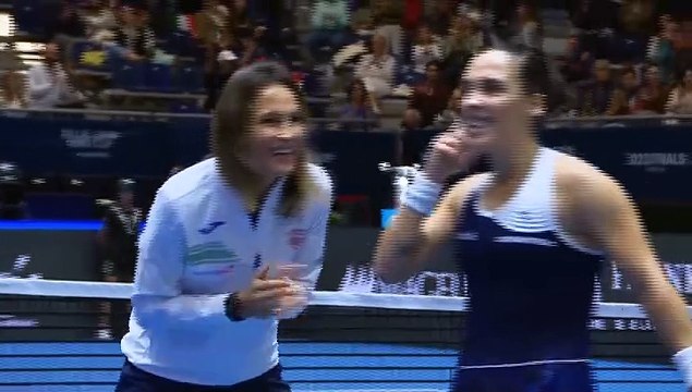 Italy 2-0 victory over Slovenia at the 2023 Billie Jean King Cup final