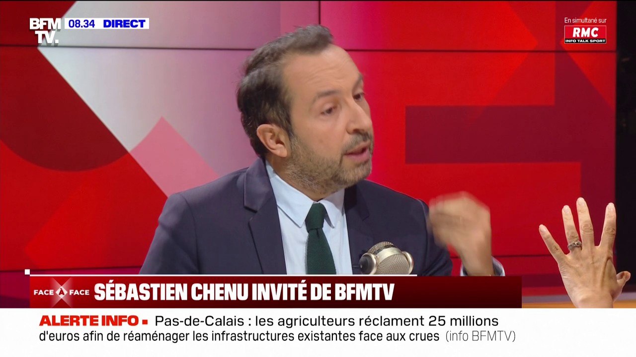 Sébastien Chenu (RN): "Une immense majorité [des Français] était satisfaite de notre présence" à la marche contre l'antisémitisme