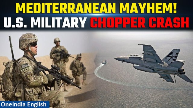 Israel-Hamas | U.S Military Helicopter Crash: U.S Soldiers Perish Over Mediterranean | Oneindia News