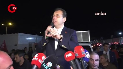 Özgür Özel ve Ekrem İmamoğlu konteyner kentte! "Böyle giderse birkaç yıl daha..."
