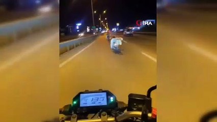 Görüntüler Bursa'dan... Ölümüne yarış