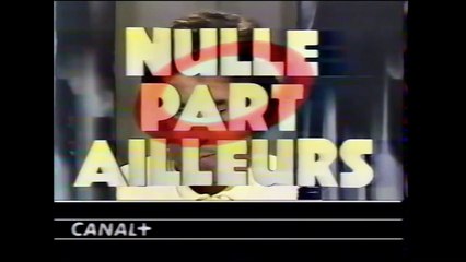 CANAL + Nulle Part Ailleurs, extrait, avec Johnny Hallyday du 22 juin 1989